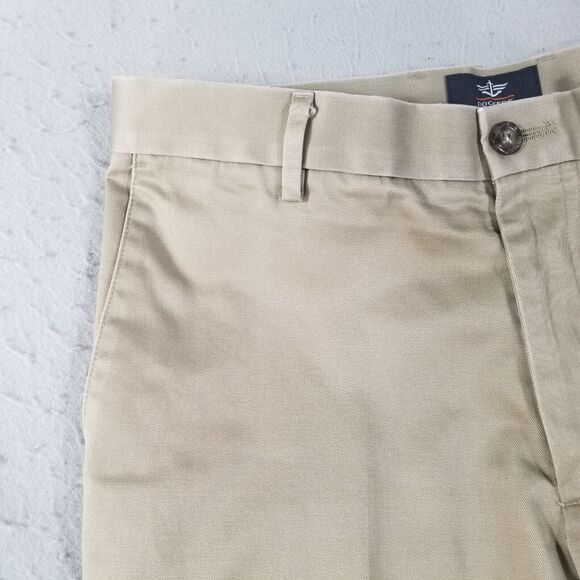 Dockers D2 signature khaki pants men's 32x29 beige preppy retro - Picture 3 of 11